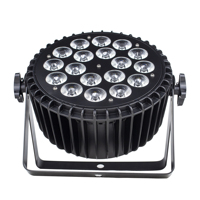Lumière LED Par 18pcs 4in 5in1 6in1 RGBW Flat Die-cast Aluminum Stage Lights Spotlight Wedding Party Show Dj Booth Disco Club Par