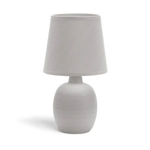 Lámpara de mesa de cerámica E14 sin fuente de luz, ideal para decoración y ambientación en hogares y oficinas. - Product Image 1