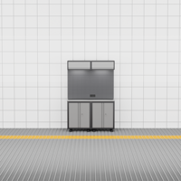 Armoire à outils modulaire amovible avec éclairage LED, capacité de charge de 500 kg, acier laminé à froid, établi industriel, OEM personnalisé pour atelier