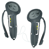 Poignées de contrôleur CIVIton XR avec accessoires de batterie pour Meta Quest 3 Profitez d'un jeu transparent avec les accessoires VR