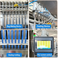 Machine d'emballage automatique multi-voies à 8 têtes pour poudres (probiotiques, vitamines, café, lait, thé) en sachets stick