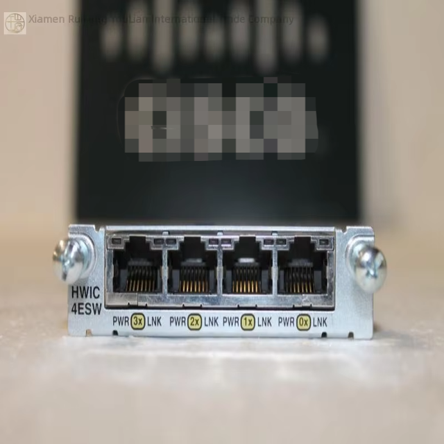 Hwic-4esw-poe 4 Port 10/100 Ethernet Switch Interface Card New Original Ready Stock Industrial Automation Pac Dedicated Plc