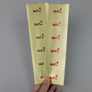 Nhà Máy Tùy Chỉnh Vàng Lá Đóng Dấu Dán Dập Nổi Hộp Quà Tặng Nhãn Dán Con Dấu Nhãn Dán - Product Image 4