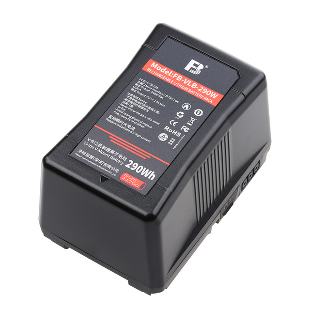 FB Customization 21700 battery v-lock v mount battery 300wh Lithium battery for SONY broadcast camera LED light Plate Adapter