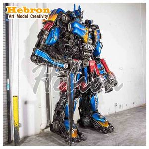 Escultura de Arte de Robot de <span class=keywords><strong>Star</strong></span> <span class=keywords><strong>Wars</strong></span> de Tamaño Real en Metal, Hierro y Acero con Diseño Soldado para Decoración de Aniversario al Aire Libre - Product Image 3