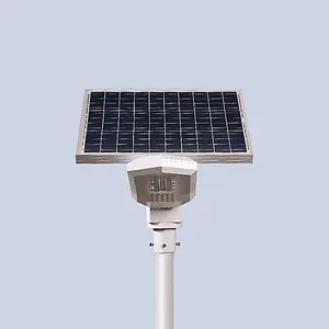 공장 가격 태양 광 거리 led 빛 울트라 밝기 알루미늄 주택 IP65 가로등 20W 30W 60W 태양 광 가로등