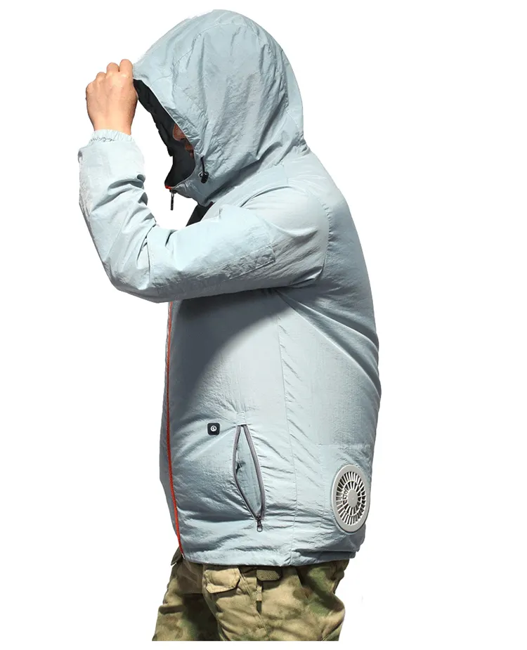 New Arrival Cooling Air Condition Jacket with Removable Fans for Summer