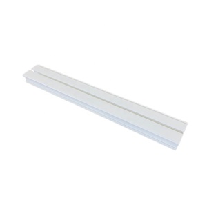 Theo dõi kép mỏng <span class=keywords><strong>PVC</strong></span> trần đường sắt cho nặng rèm cửa, Trắng cứng nhắc ép đùn hồ sơ, dễ dàng kéo trơn trượt - Product Image 5