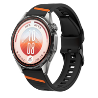 Bandjoy OEM Grosir Tali Jam Tangan Silikon Twill Dua Warna Pengganti Tali Pergelangan Tangan Olahraga untuk Huawei Watch GT7 Pro GT6 GT5
