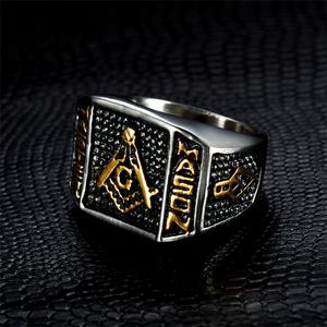 Anillo Masónico de Tungsteno, Anillos de Campeonato Masónicos, Oro, Acero Inoxidable, Plata, Personalizado, para Hombre, Metal, Religioso - Product Image 3