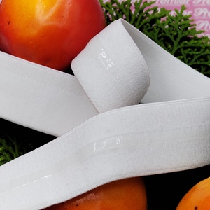 <span class=keywords><strong>2025</strong></span> Đen Trắng Phẳng Janti-Trượt Cao Su Vải Eo Ban Nhạc Đàn Hồi Biểu Tượng Tùy Chỉnh Thiết Kế Chất Lượng Cao 20 25Mm Quần Áo Trang Phục - Product Image 2