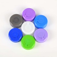 Bouchon en plastique fileté de qualité alimentaire, réutilisable, à visser, pour bouteille d'eau, gourde, couvercle de remplacement