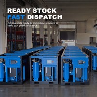 DEEMACH Compresor de Aire de Tornillo de Dos Etapas de 15KW 20HP con Buena Relación Calidad-Precio, Resistencia al Desgaste y Durabilidad