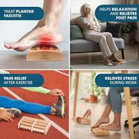 Rouleau de pied de Massage musculaire des tissus profonds pour le soulagement de la fasciite plantaire Neuropathie Réflexologie Thanksgiving Fournitures de vacances