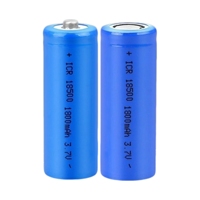 Baterai 3.6v 18650 Isi Ulang Silinder Lithium Ion 18500 1800mAh 2000mAh 3.7v Sel Baterai Li Ion untuk Senter