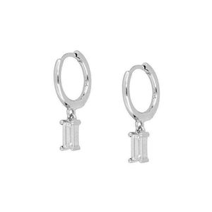 Nouveau personnalisé luxe rectangulaire Zircon boucles d'oreilles Simple mode femmes exquis bijoux cadeau - Product Image 6