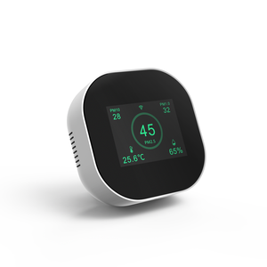 เครื่องตรวจวัดคุณภาพอากาศอัจฉริยะ Zigbee 3.0 สำหรับบ้าน ตรวจจับ CO2 คาร์บอนมอนอกไซด์ อุณหภูมิ ความชื้น PM10 PM2.5 - Product Image 4