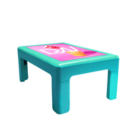 Table tactile interactive ronde de 55 pouces avec écran tactile capacitif 10 points pour enfants