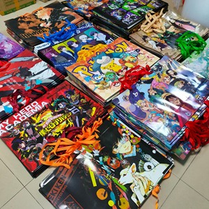92 types de sacs en papier porte-bonheur sur le thème de l'anime <span class=keywords><strong>japonais</strong></span>, 59,5 cm <span class=keywords><strong>x</strong></span> 42 cm <span class=keywords><strong>x</strong></span> 18 cm, sacs cadeaux pour l'Anime Expo, sacs de fête <span class=keywords><strong>Manga</strong></span>, sacs pour événements de fan-clubs - Product Image 3