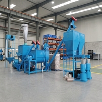 Ligne de production automatique d'aliments composés pour volailles, usine de fabrication de granulés d'aliments pour l'industrie agroalimentaire