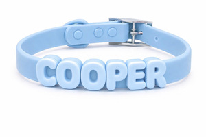 <span class=keywords><strong>Collare</strong></span> Personalizzato <span class=keywords><strong>con</strong></span> Ciondolo Lettera in Inglese, Pendente in Silicone Personalizzato per Cani e Gatti, Accessori per Guinzaglio - Product Image 6