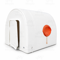 Tente gonflable robuste DWF, imperméable et résistante au vent, abri de camping, taille personnalisée pour location de camping commercial, vente en gros