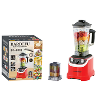 Multifunctionele elektrische blender en molenmixer van roestvrij staal, 2-in-1, voor verse sapjes en smoothies