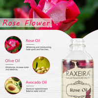 Huile Essentielle Végétalienne Pure et Naturelle Prix Usine, Huile de Rose Musquée en Gros Marque Privée, Soin de la Peau en Vrac avec Ingrédient Huile d'Olive