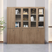 Ensemble de bureau et chaise de travail en bois moderne pour 1 à 6 employés avec options de table d'ordinateur simple ou multi-utilisateurs