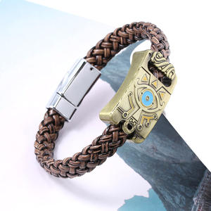 <span class=keywords><strong>The</strong></span> Legend <span class=keywords><strong>Of</strong></span> <span class=keywords><strong>Zelda</strong></span>-Pulsera <span class=keywords><strong>de</strong></span> piel con ojos grandes, brazalete con dijes entrelazados, <span class=keywords><strong>Breath</strong></span> <span class=keywords><strong>Of</strong></span> <span class=keywords><strong>The</strong></span> <span class=keywords><strong>Wild</strong></span> - Product Image 6