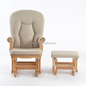 Meubles de chambre d'enfant, base en bois, tissu rembourré, fauteuil à bascule pour salon et chambre d'enfant - Product Image 2