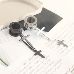 Bestseller Ohrdehner für Männer Schraubverschluss Körperpiercing Plugs und Tunnel Ohrdehner Expander Set 6-20mm Großhandel Fabrik - Product Image 4