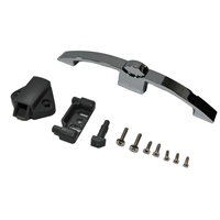 Accessoires de serrure en alliage de zinc d'espacement de trou de poignée incurvée pour tiroirs de bateau et d'armoire de camping-car de voiture de berline