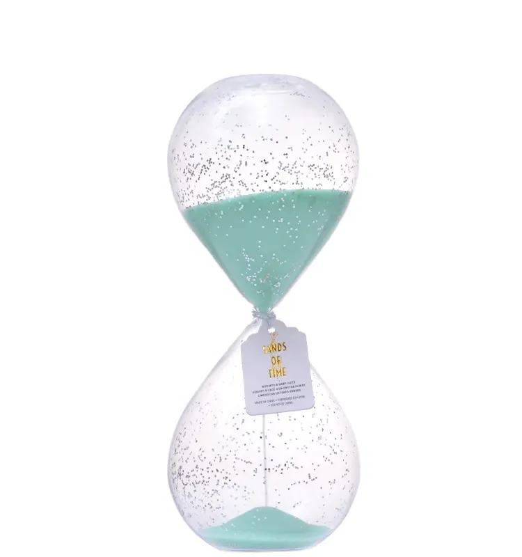 Durable Directly Buy China Wholesale Craft Home decorative hour glass 5 minute sparkling sand clock for girls