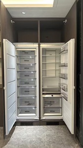 Artaus Large Capacity Side-by-Side Built-In <b>Refrigerator</b> and Freezer French-Operating Language for Hotels Households Twins Model - Product Image 2