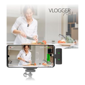 Kit microfoni VLOGGER Plus Black e Yellow 32171 - Product Image 4