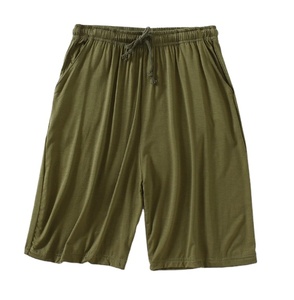 All'ingrosso 8XL abbigliamento sportivo estivo taglie forti per la casa Pantaloni del pigiama larghi a tinta unita pantaloncini pettinati da palestra da spiaggia - Product Image 2