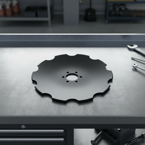 Cuchilla <span class=keywords><strong>de</strong></span> disco <span class=keywords><strong>de</strong></span> acero al boro 65Mn personalizada <span class=keywords><strong>para</strong></span> maquinaria agrícola, piezas <span class=keywords><strong>de</strong></span> repuesto <span class=keywords><strong>de</strong></span> arado agrícola <span class=keywords><strong>de</strong></span> alta resistencia - Product Image 1