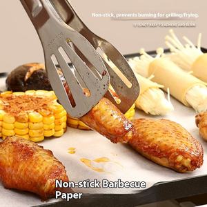 Vassoio per Barbecue biadesivo antiaderente per latte e olio da tè in carta quadrata in <span class=keywords><strong>Silicone</strong></span> a prova di olio per pasticceria - Product Image 1