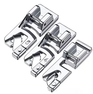 Hot sell 3Pcs sewing accessories Narrow Rolled Hem Sewing Machine Presser Foot Set Household sewing tools embroidery hoop