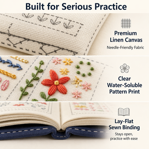 Kit <span class=keywords><strong>de</strong></span> Bordado <span class=keywords><strong>para</strong></span> Principiantes, Libro <span class=keywords><strong>de</strong></span> Práctica <span class=keywords><strong>de</strong></span> <span class=keywords><strong>Punto</strong></span> <span class=keywords><strong>de</strong></span> <span class=keywords><strong>Cruz</strong></span> con Aro <span class=keywords><strong>de</strong></span> Bambú, Hilos <span class=keywords><strong>de</strong></span> Colores y Agujas - Product Image 4