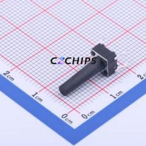 K2-1102DP-W4SW-04 Tactile Switch Through hole-4P,6x6mm Switch Single Pole Single Throw Round Button 2.5N Through Hole - Product Image 1