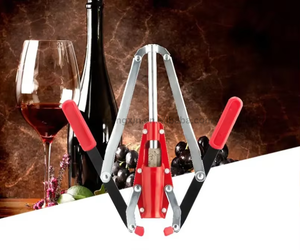 Sacacorchos Manual de Doble Palanca Ajustable para Botellas de <span class=keywords><strong>Vino</strong></span> y Cerveza, Uso Doméstico, <span class=keywords><strong>Prensa</strong></span> Manual, con 1 Año de Garantía, Ligero (2 kg) - Product Image 3