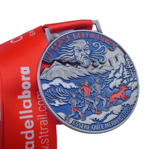 Médaille de course personnalisée de haute qualité 5K 10K, modèle Philippine South Storm Rock 3D, en nickel noir antique, pour les défis - Product Image 4