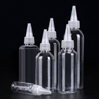 Bouteille compte-gouttes transparente en plastique de 5 ml à 250 ml pour peinture au sable, colle, lotion et pigment – Vente en gros