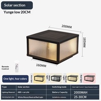 Lampe solaire extérieure étanche pour jardin, villa, balcon, cour et portail, éclairage de jardin, alimenté par énergie solaire, étanche