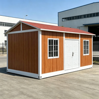 Maison modulaire préfabriquée de conception moderne Petite maison à construction rapide en mur de verre Maisons en conteneur Maisons préfabriquées
