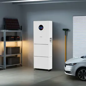 ضمان 10 سنوات 6000 دورة Lifepo4 Akku 5kwh نظام تخزين الطاقة الشمسية بطارية ليثيوم أيون 48v 100ah