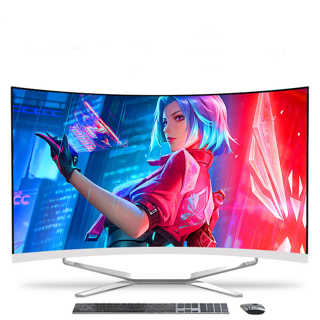 Factory Price 24 Inch Frameless CPU 15 Processor for Office Editing All in One Desktop Computer Pc All-in-one Pc