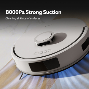 8000Pa Suction <b>Robot</b> Vacuum Mop with 2.5L Self-Empty Station, 120min Runtime Smart Cleaner - Product Image 4
